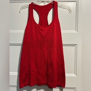 Lululemon red mesh tank, women’s size 10